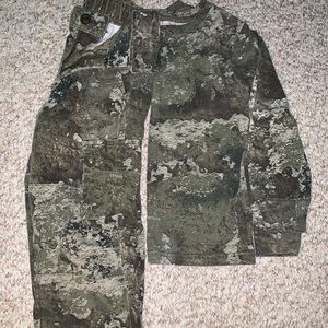 RedHead Pants and Shirt-Strata Camo Youth Small